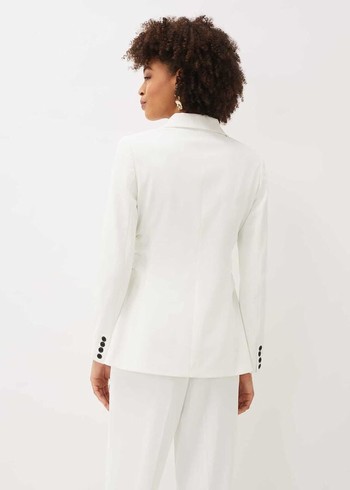 Phase Eight Solange Jackets White Canada | NGYXMO-016